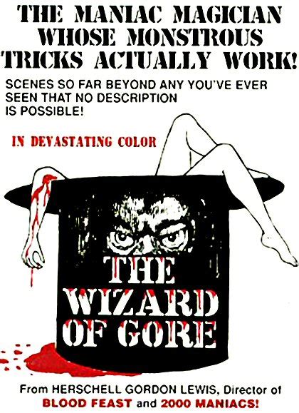 The Bloody Pit Of Horror Wizard Of Gore The 1968
