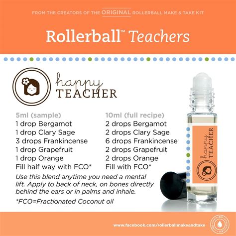 Essential Oil Rollerball Recipes For Energy