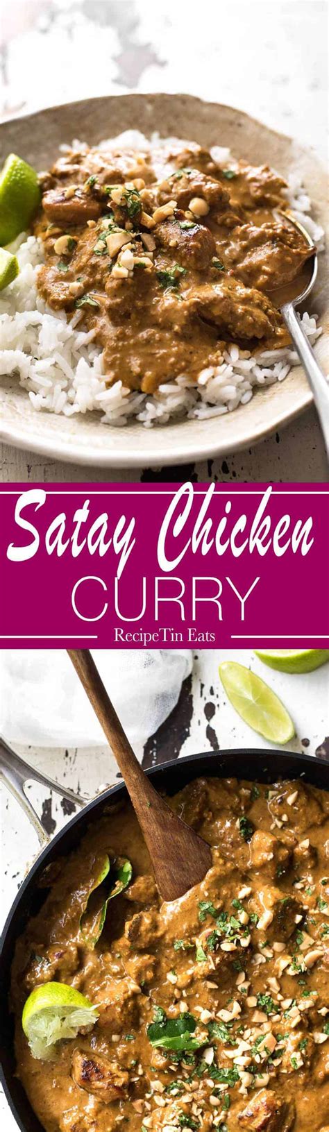 Chicken Satay Curry Malaysian Recipetin Eats