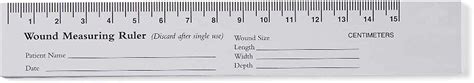 Printable Wound Care Measurement Ruler Printable Ruler Actual Size