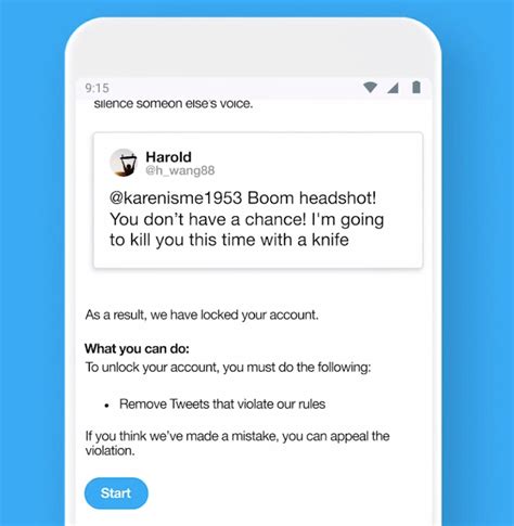 Twitter Now Lets Users Appeal Violations Within Its App Techcrunch