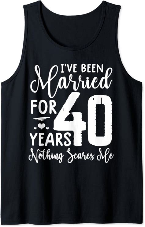 Amazon Com Years Married T Shirt Funny Couple Th Anniversary Tee