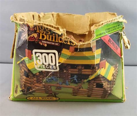Sold Price Vintage Paul Bunyan Log Building Set September 3 0120
