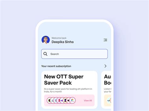 Clean Subscription Management App Design By Rohit Patel On Dribbble