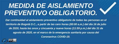 Decreto 169 De 2020 Aislamiento Preventivo Obligatorio En BogotÁ
