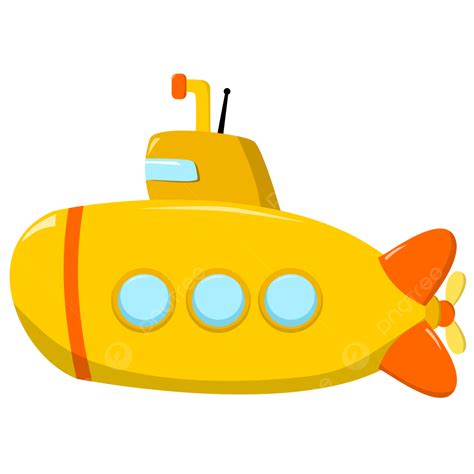 Yellow Submarine Clipart Transparent Png Hd Cute Yellow Submarine In