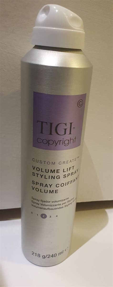 Tigi Copyright Custom Create Volume Lift Styling Spray Red Hair