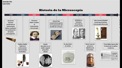 Historia De La Microscop A L Nea De Tiempo Youtube