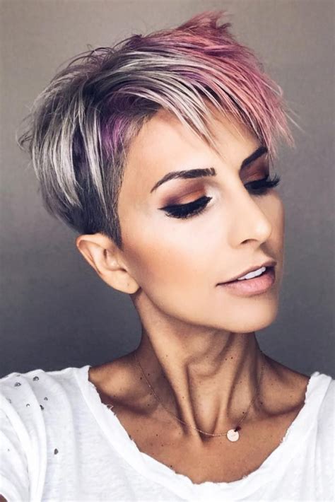 Pin By Jarred On Colour In 2020 Pixie Haircut Short Pixie