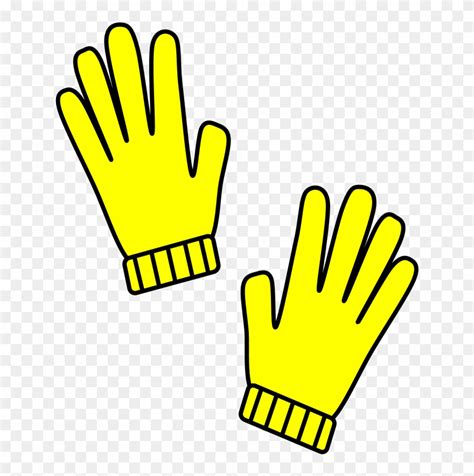 Gloves Clipart Yellow Glove Gloves Yellow Glove Transparent Free For