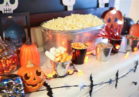 Halloween Popcorn Bar Happily Hughes Atlanta Fashion And Lifestyle