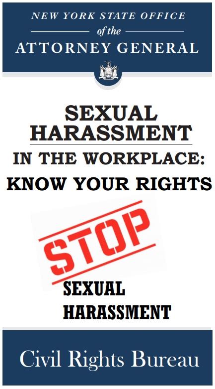 Ag Schneiderman Releases “know Your Rights” Guidance On Sexual Harassment In The Workplace