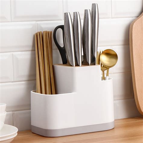 Multi Purpose Spoon Chopsticks Fork Storage Box Kitchen Countertop