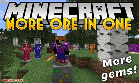 More Ores In One Mod 1171 1165 Ores In The Overworld Nether And