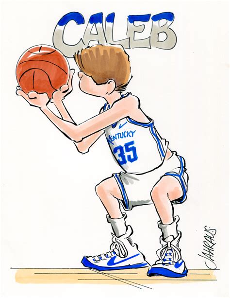 Basketball Cartoon Fun T For Basketball Player