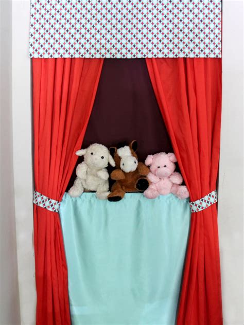 How To Sew A Doorway Puppet Theater Hgtv