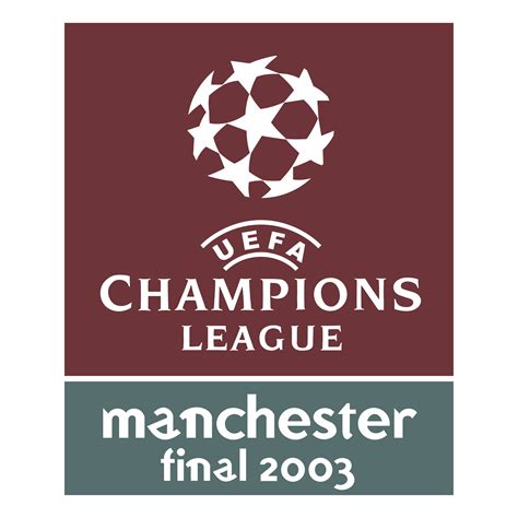 Uefa Champions League Manchester Final 2003 Logo Png Transparent And Svg