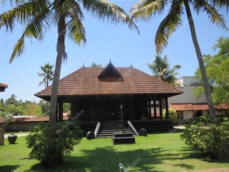 Traditional Nalukettu House In Kerala ⬇ Stock Photo Image By