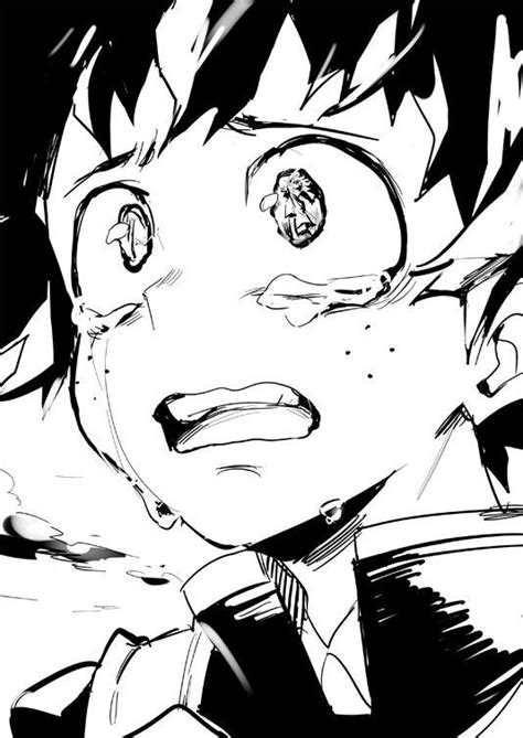 Midoriya Izuku Hero Anime Crying My Hero Academia Manga
