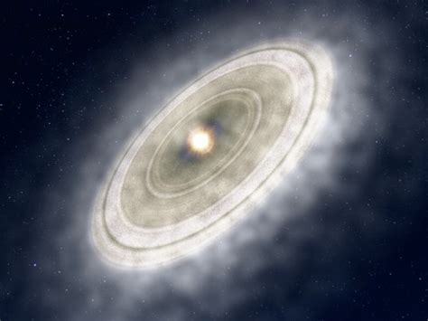 Thick Persistent Dust Disc Challenges Planet Formation Theory