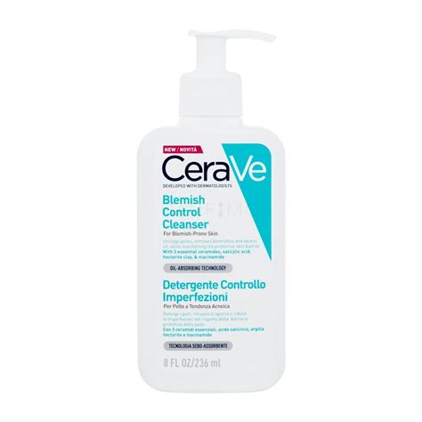 Cerave Facial Cleansers Blemish Control Cleanser Gel Detergente Donna
