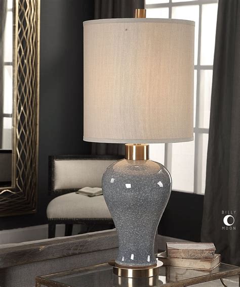 34h Cailida Blue Gray Lamp Grey Lamp Table Lamp Lamp