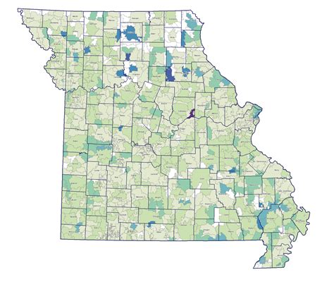 Missouri Zip Code Map Pdf