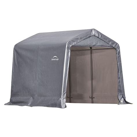 Shelterlogic Shed In A Box 8 Ft X 8 Ft X 8 Ft Peak Style Grey