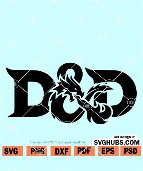 Dungeons And Dragons SVG D D Logo SVG DnD Logo Dungeons And Dragons Icon