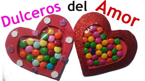 Encuentra todo sobre manualidades infantiles aqui. Dulceros de Corazón en Foami o Goma Eva | Manualidades ...