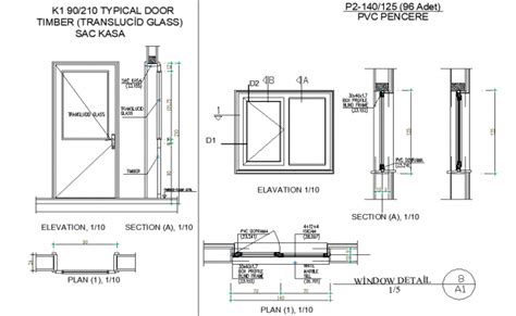 Window And Door Plan Autocad File