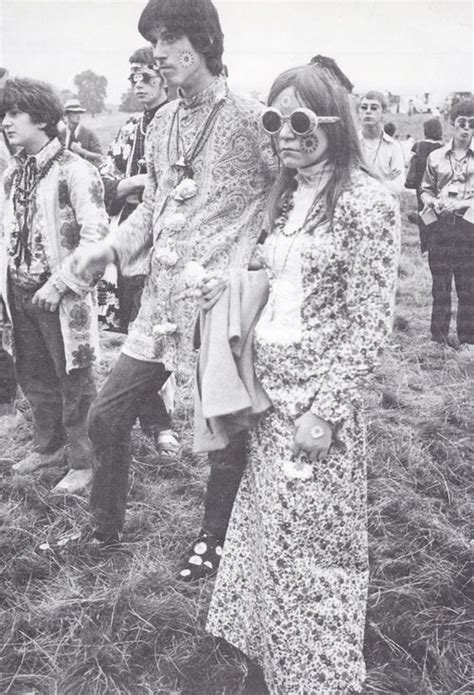 Hippies At A Pop Festival 1967 Photo By John Topham