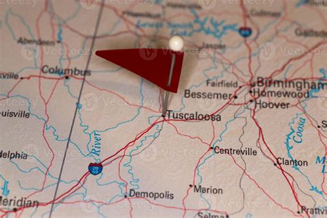 Tuscaloosa Al Usa Cities On Map Series 838779 Stock Photo At Vecteezy