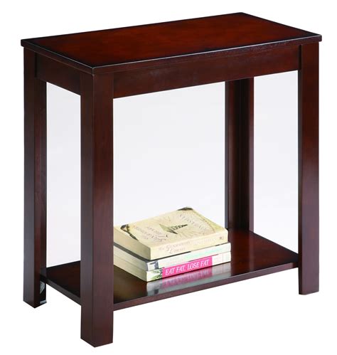 Crown Mark Chairside Tables 7710 Contemporary Chairside Table With
