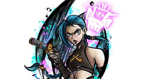 How To Draw Jinx From Arcane League Of Legends Procreate Time Lapse