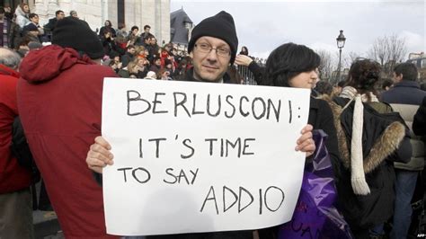 In Pictures Women March Against Berlusconi Bbc News