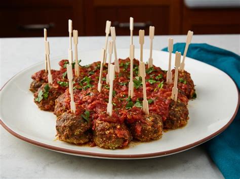 Spicy Calabrian Meatballs Recipe Eddie Jackson Food Network