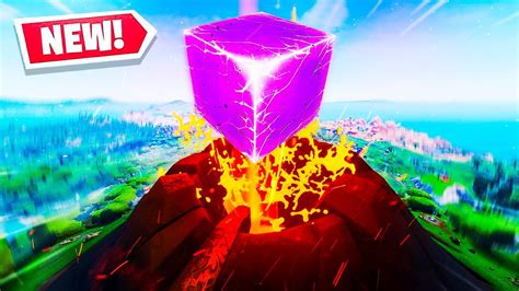 New Fortnite Loot Lake Event Vault Opening And Volcano Eruption Rip