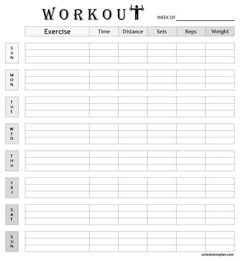 Best Workout Schedule Gym Schedule Weekly Workout Plans Month Workout Fun Workouts Workout