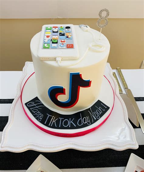 Tiktok Theme Cake For Boy Lelah Mckinnon