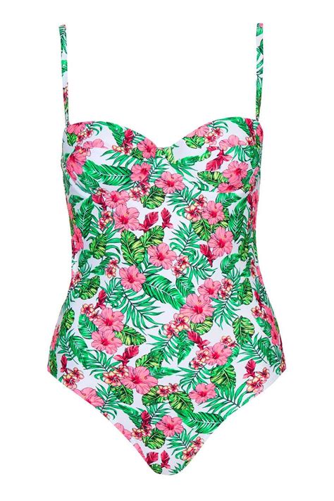 Tropical Print Swimsuit Fun One Piece Swimsuit Tropical Print Swimsuits Print Swimsuit