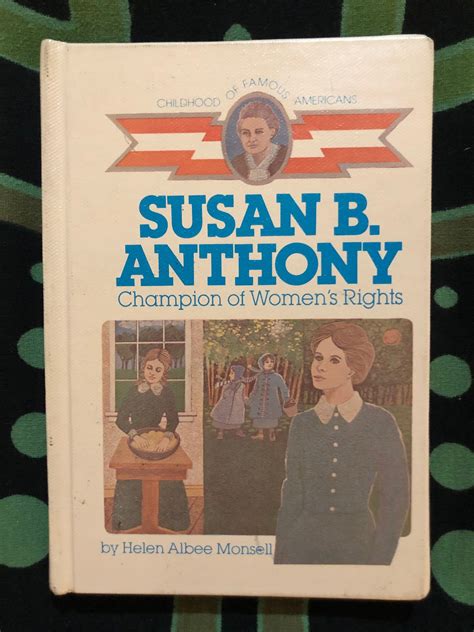 Susan B Anthony Champion Of Womens Rights 1986 By Etsy