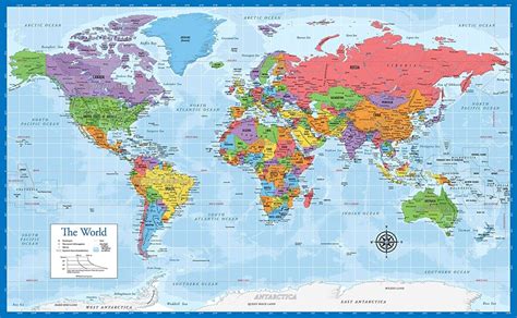 The Best World Map Posters In 2023 Vivid Maps Riset