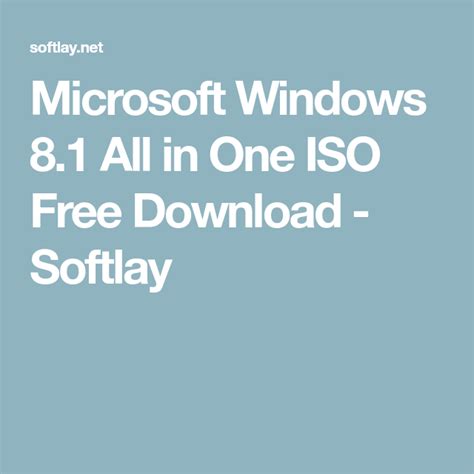 This article will let you to easily instal microsoft edge. Microsoft Windows 8.1 All in One ISO Free Download - Softlay | Microsoft windows, Windows, Microsoft