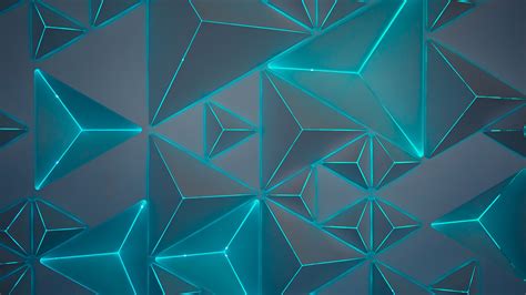 Neon Geometric Wallpapers Wallpaper Cave