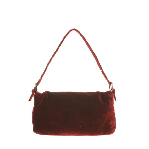 Fendi Vintage Baguette Bag In Red Lyst