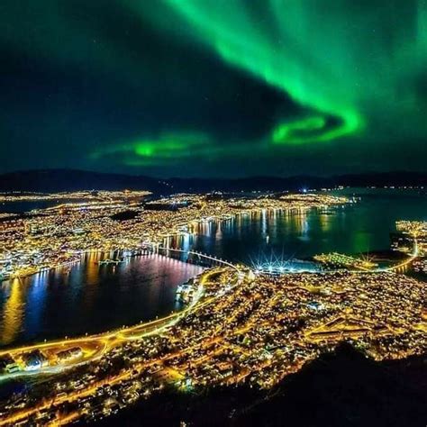 Aurora Boreal Tromsø Noruega🇳🇴 ️ Amazing Photography Nature
