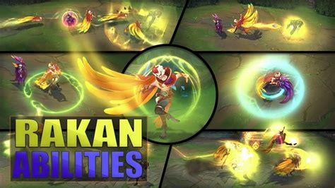 Rakan Abilities Spotlight Gameplay League Of Legends New Champion