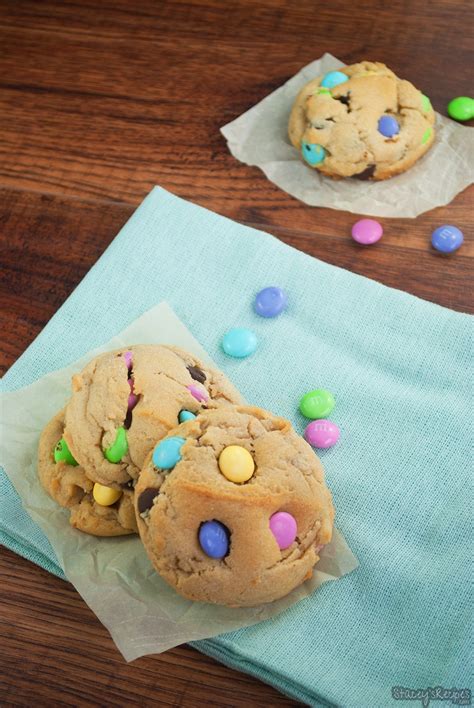 Easter Mandm Chocolate Chip Cookies Staceys Recipes
