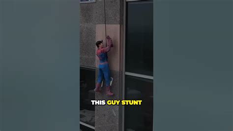 Thrilling Spider Man Climbs Skyscraper Mrbeast Games Spiderman